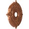 Ekena Millwork Attica PVC Ceiling Medallion (Fits Canopies up to 6 3/4"), Brght Coat Copper, 19"OD x 3 1/2"ID x 1"P CMP19ATBCO - alternate 4
